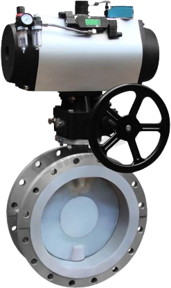 PTFE Lining Butterfly Valve