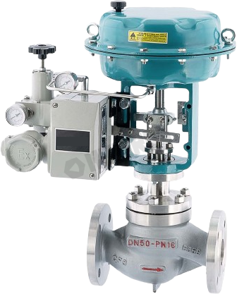 Single seat control valve