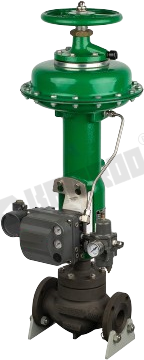 Single seat control valve