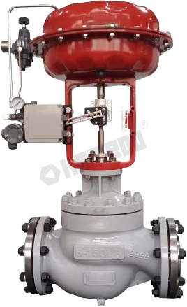 Single seat control valve