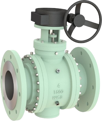 trunnion mounted ball valve