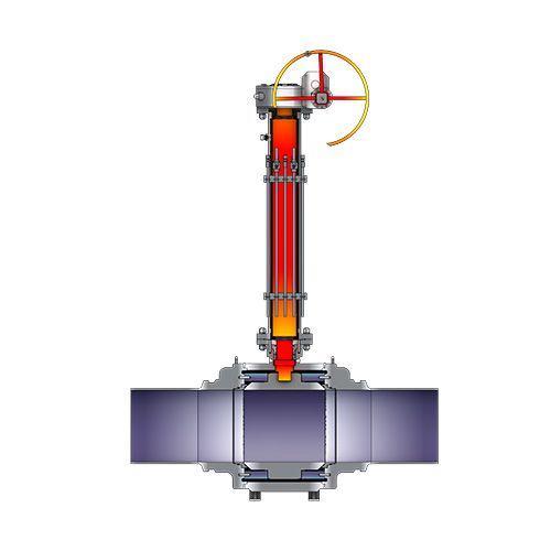 T Series Extended Rod Fully Welded Ball Valve