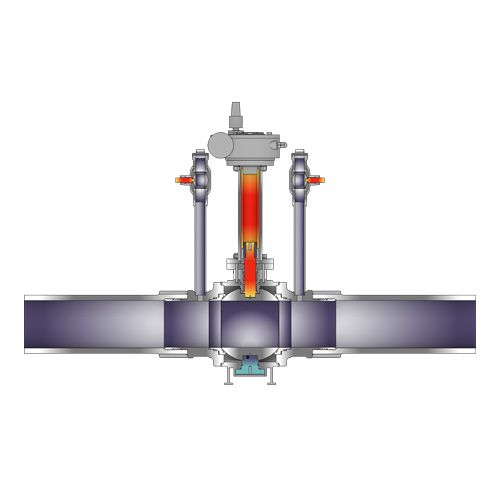 PE Series Direct Buried Fully Welded Ball Valve