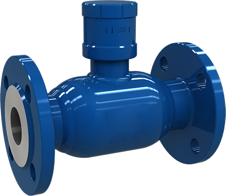 Lock type fully welded ball valve